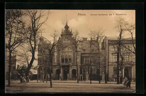 AK Hamburg-Altona, General-Kommando des 9. Armeekorps