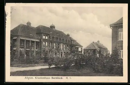 AK Hamburg-Barmbeck, Allgem. Krankenhaus, H. 1.