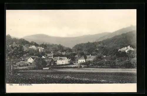 AK Sparbach, Sicht über die Felder auf den Ort