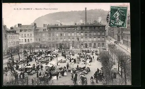 AK Elbeuf, Marche, Place Lecallier