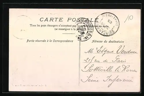 AK Quincampoix, L`Eglise et la Mairie