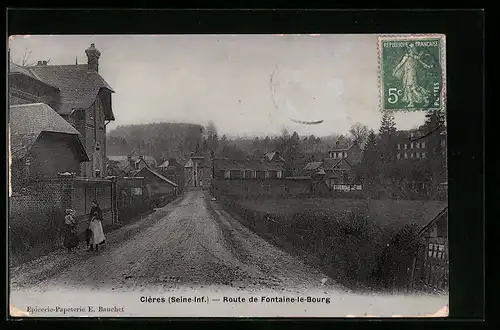 AK Cléres, Route de Fontaine-le-Bourg