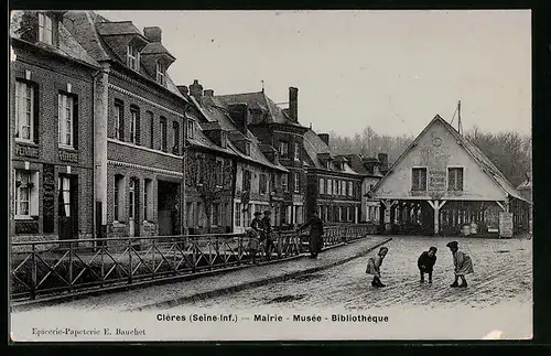 AK Cléres, Mairie, Musee, Bibliotheque