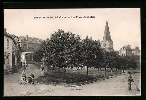 AK Fontaine-Le-Bourg, Place de l`Eglise