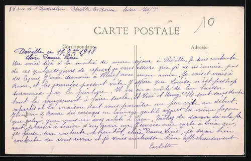 AK Déville, Route de Dieppe