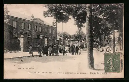 AK Canteleu, L`Ecole communale de garcons, Route de Duclair