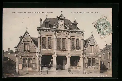AK La Houlme, La Mairie