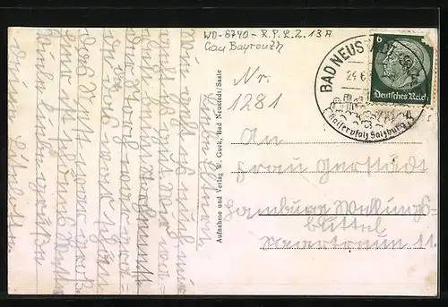 AK Bad Neustadt /Saale, Strasse