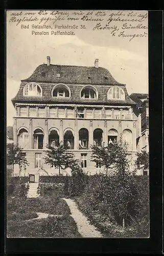 AK Bad Salzuflen, Pension Paffenholz in der Parkstrasse 36