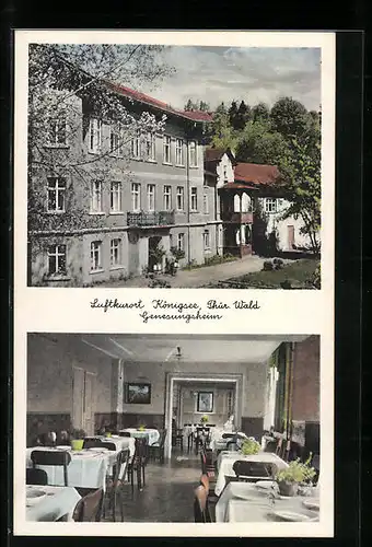 AK Königsee i. Thür. Wald, Blick zum Genesungsheim