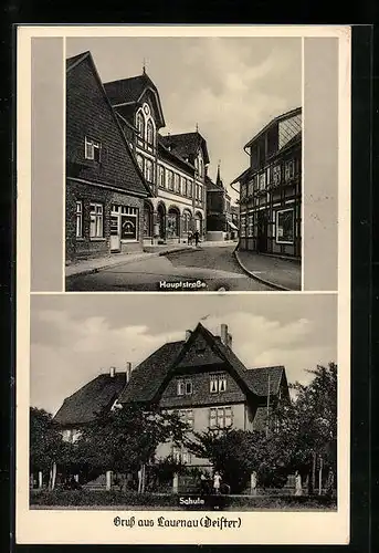 AK Lauenau a. Deister, Hauptstrasse und Schule