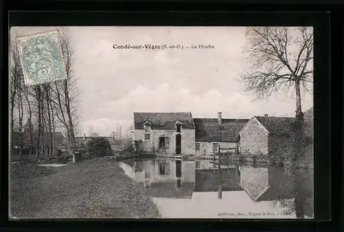 AK Condé-sur-Vègre, Le Moulin