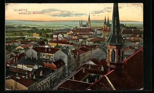 AK Olmütz, Ausblick vom Mauritzturm