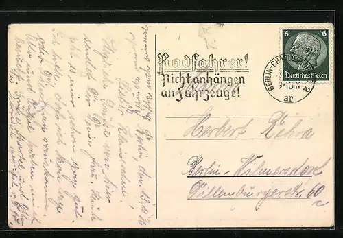 AK Berlin-Wilmersdorf, St. Gertrauden-Krankenhaus in der Paretzer Str. 11 /12