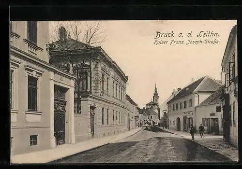 AK Bruck a. d. Leitha, Kaiser Franz Joseph-Strasse