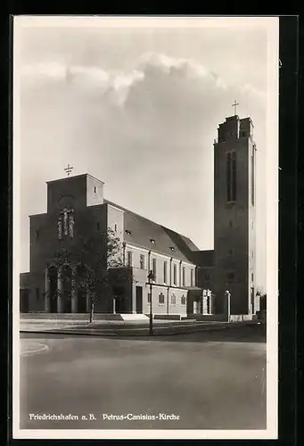 AK Friedrichshafen, Ansicht der Petrus-Canisius-Kirche