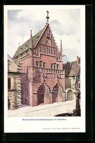 AK Bretten, Blick auf das Melanchthon-Gedächtnishaus