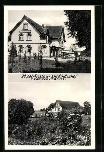 AK Bröleck /Bröltal, Hotel-Restaurant Lindenhof, Bes. Hein Klemmer