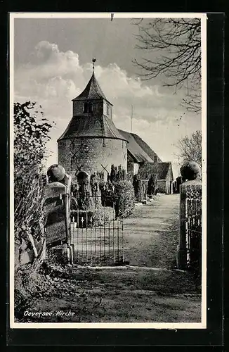 AK Oeversee, Blick auf die Kirche