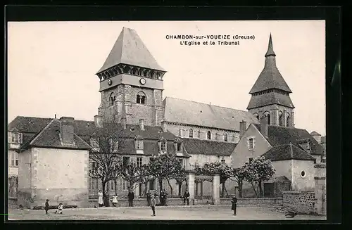 AK Chambon-sur-Voueize, L`Eglise et le Tribunal