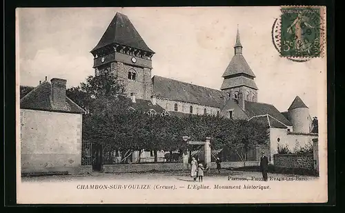 AK Chambon-sur-Voueize, L`Eglise, Monument historique