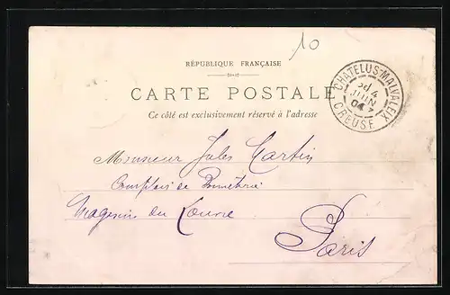 AK Malvaleix, Place de la Halle-Châtelus