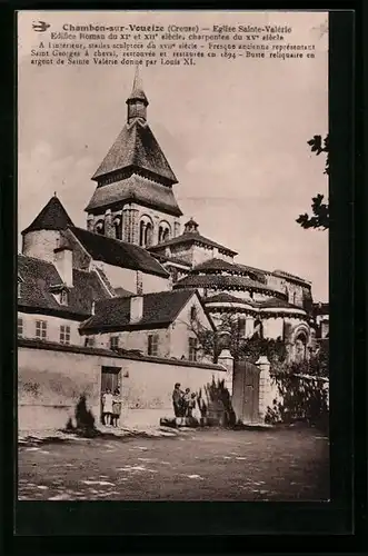 AK Chambon-sur-Voueize, Eglise Sainte-Valérie