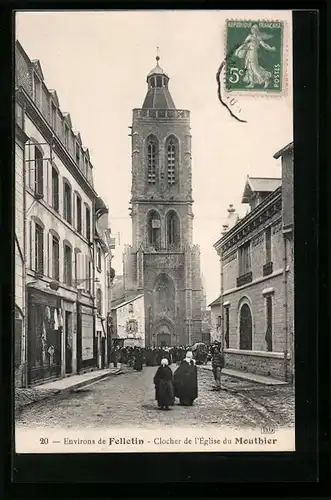 AK Felletin, Clocher de l`Église du Mouthier