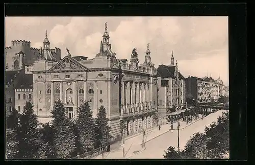 AK Berlin-Charlottenburg, Kantstrasse mit dem Theater des Westens