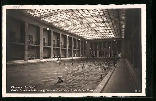 AK Chemnitz, Stadtbad, Grosse Schwimhalle