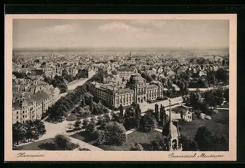 AK Hannover, Blick auf das Provinzial Museum