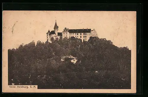 AK Heldburg, Ansicht der Veste