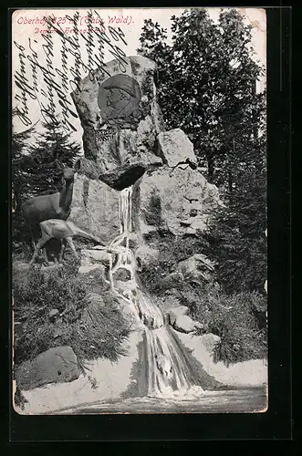 AK Oberhof, Denkmal Herzog Ernst II.