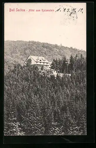 AK Bad Sachsa, Hotel zum Katzenstein