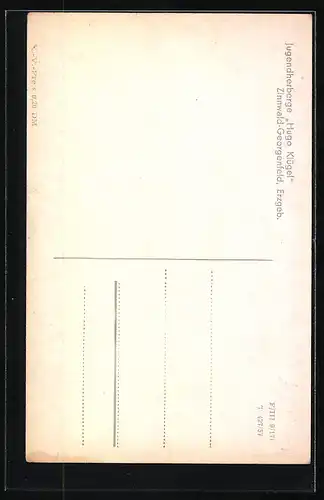 AK Zinnwald-Georgenfeld /Erzgeb., Jugendherberge Hugo Klügel