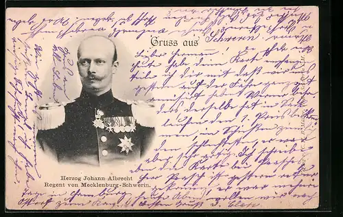 AK Herzog Johann Albrecht, Regent von Mecklenburg-Schwerin