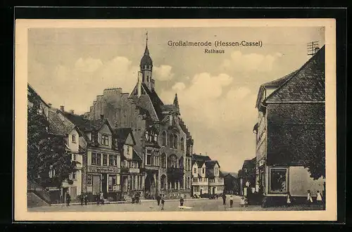 AK Grossalmerode, Strasse am Rathaus