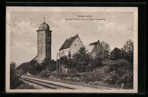 AK Neckarsulm, Deutsch-Orden Schloss, Kgl. Oberamt