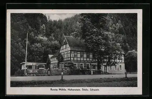 AK Hohenstein, Gasthaus Russig Mühle