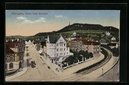 AK Ebingen, Partie beim Bahnhof