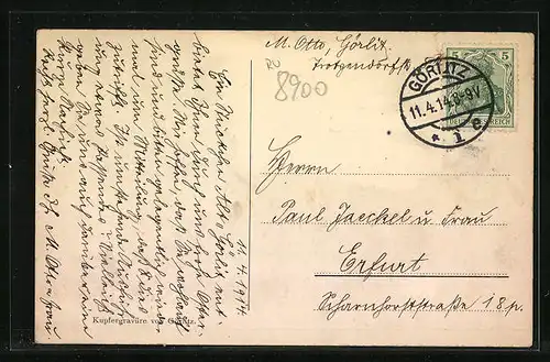 AK Görlitz, Neptunbrunnen am Untermarkt