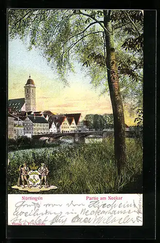 AK Nürtingen, Partie am Neckar, Wappen