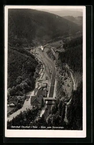 AK Oberhof /Thür., Blick vom Bärenstein