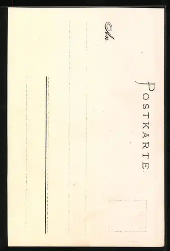 Lithographie Jena, Strasse am Rathaus