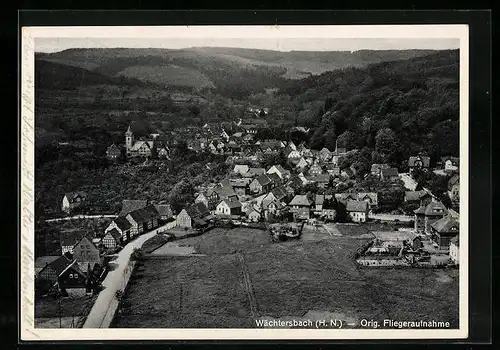 AK Wächtersbach /H. N., Fliegeraufnahme des Ortes