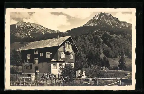 AK Reichenbach bei Oberstdorf, Gasthaus Haus Bergfried