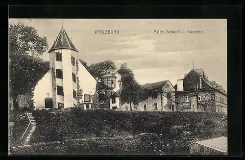 AK Pfalzburg, Altes Schloss und Kaserne