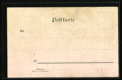 Lithographie Lauterbach, Ortsansichten und weinendes Mädchen mit einem roten Strumpf