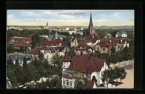 AK Berlin, Panorama von Zehlendorf