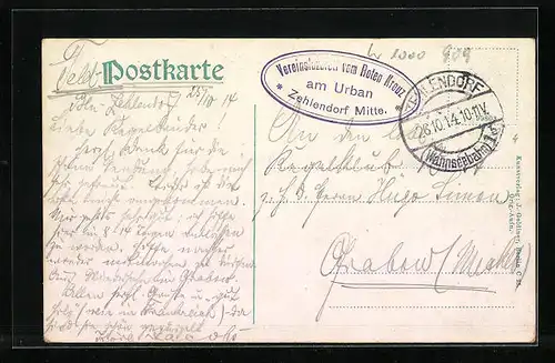 AK Berlin, Panorama von Zehlendorf